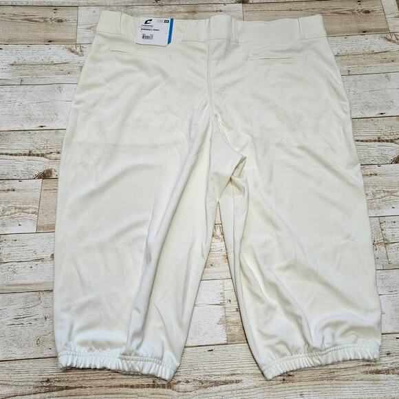 Champro Baseball Pants Mens 2X Triple Crown Knickers Cream Slide Seat Stretch - Picture 1 of 12